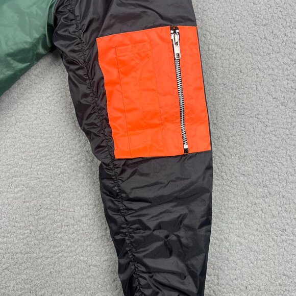 Reves Jacket Men Small Olive Green Colorblock Bomber Paris Flight Air Kool KIY 1 - Picture 6 of 9